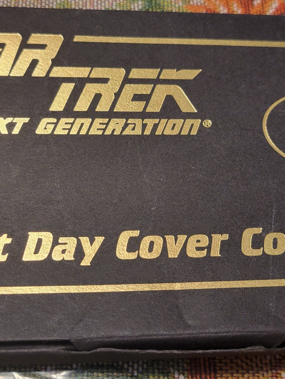 Star Trek Next Generation Gold Lettered Black Box